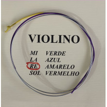 Corda Violino Mauro Calixto Ré - Amarelo